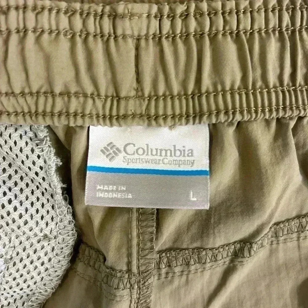 “Columbia” NWT Men’s Khaki/Tan Court Short w/ Pockets Regular Fit Size L - Picture 7 of 14